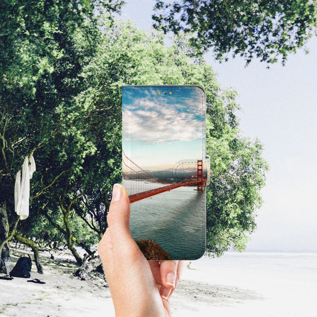 Samsung Galaxy M52 Flip Cover Golden Gate Bridge