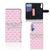 Honor 20 Portemonnee Hoesje Flowers Pink DTMP