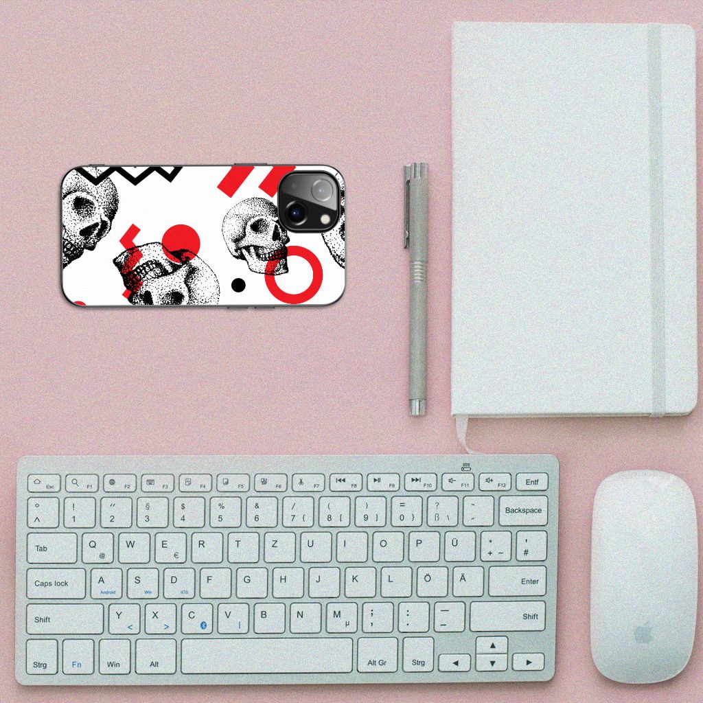 Telefoonhoesje Apple iPhone 13 Skull Red B2C Telecom