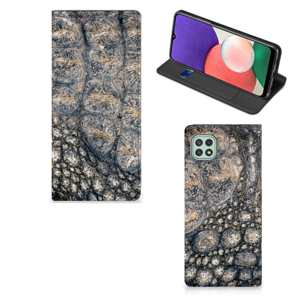 Samsung Galaxy A22 5G Hoesje maken Krokodillenprint - B2C Telecom