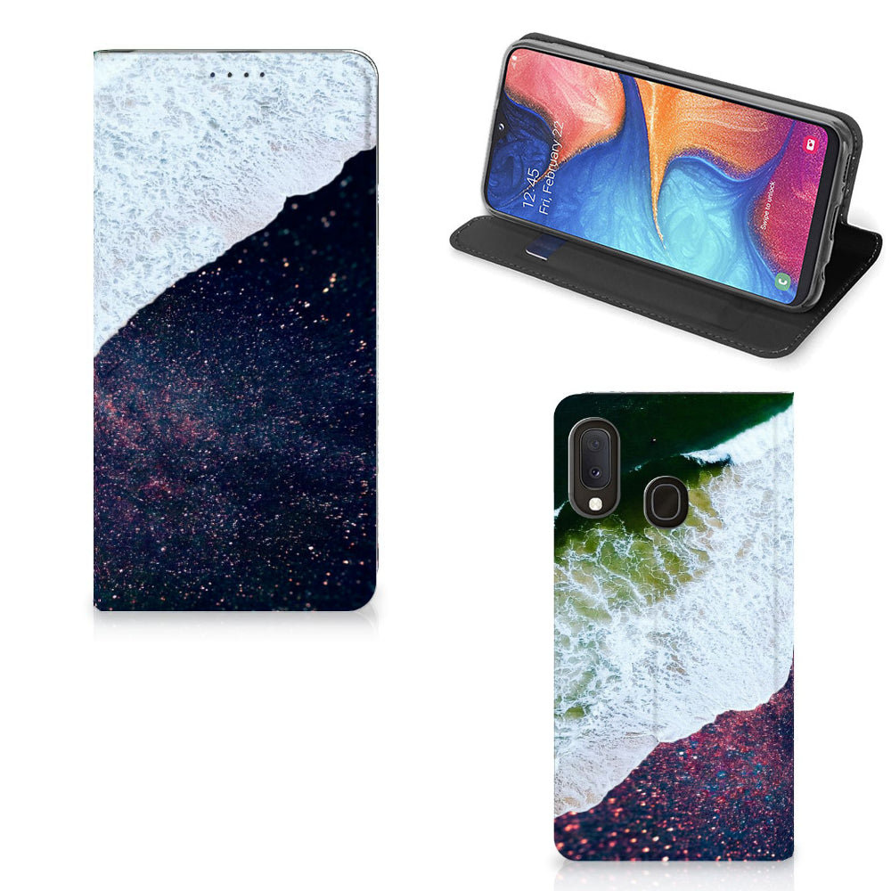 Samsung Galaxy A20e Stand Case Sea in Space