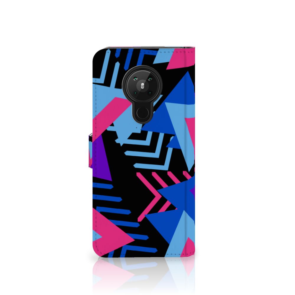 Nokia 5.3 Book Case Funky Triangle