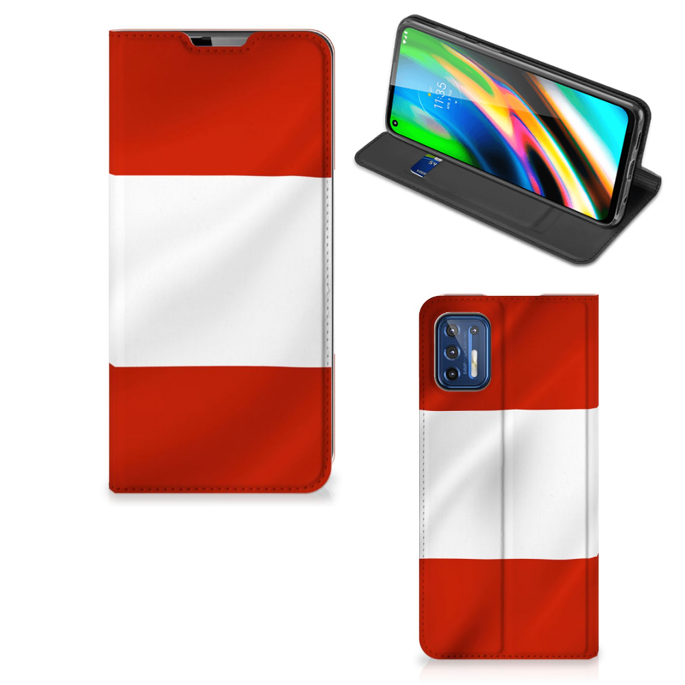 Motorola Moto G9 Plus Standcase Oostenrijk - B2C Telecom