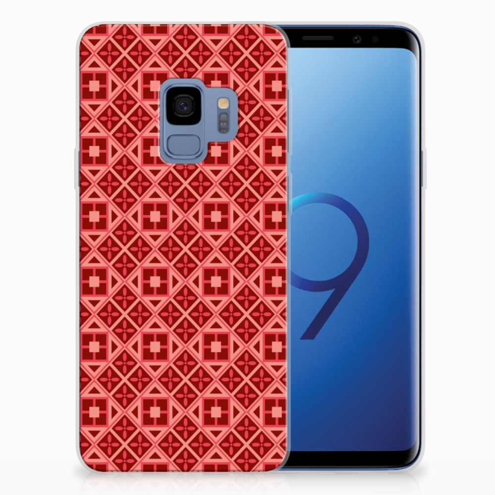Samsung Galaxy S9 TPU bumper Batik Rood