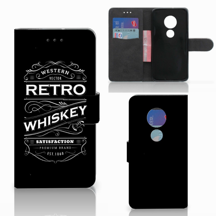 Motorola Moto G7 Play Book Cover Whiskey