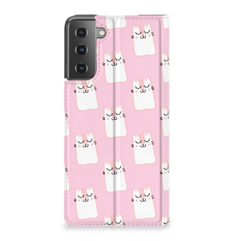 Samsung Galaxy S21 Plus Hoesje maken Sleeping Cats - B2C Telecom