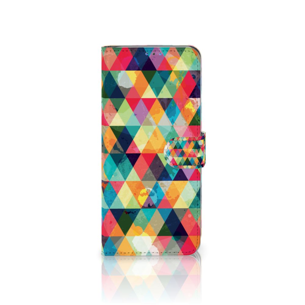 Motorola G8 Power Lite Telefoon Hoesje Geruit