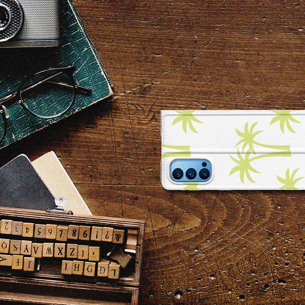 OPPO Reno4 Pro 5G Smart Cover Palmtrees - B2C Telecom