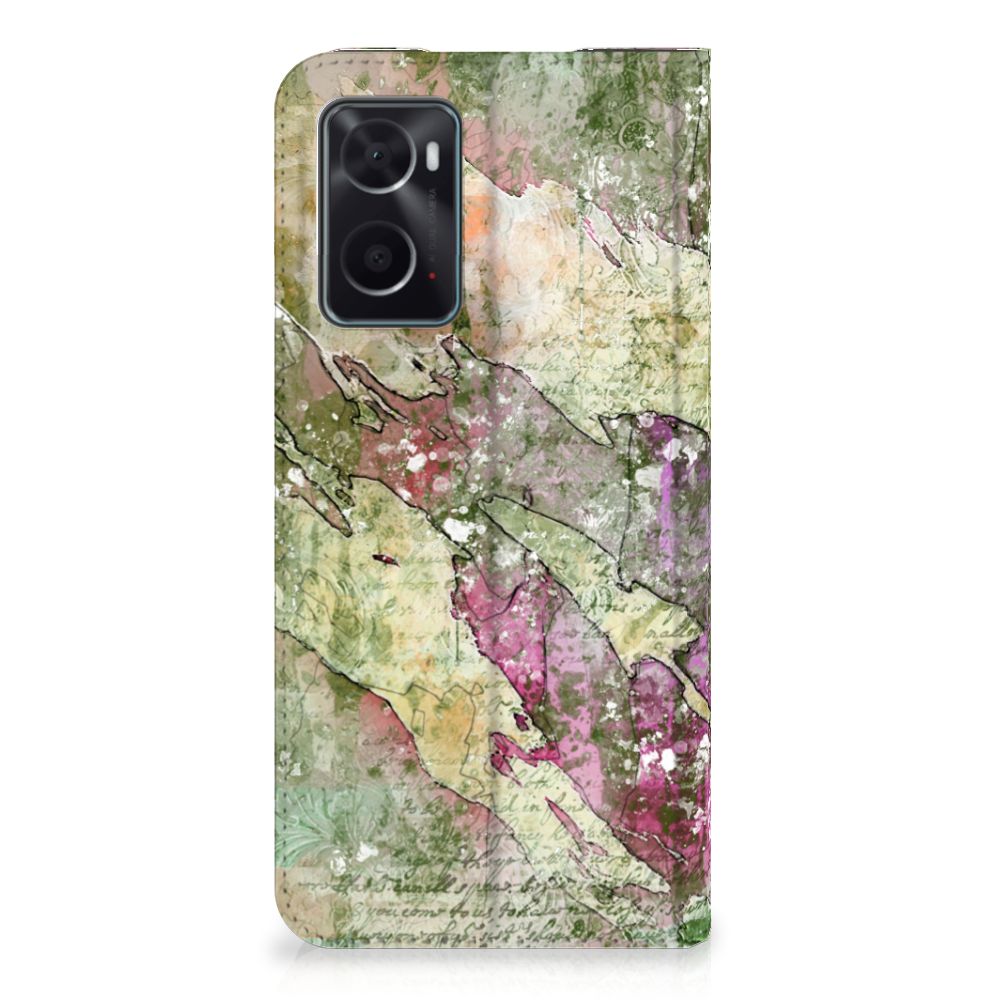Bookcase OPPO A96 | A76 Letter Painting - B2C Telecom