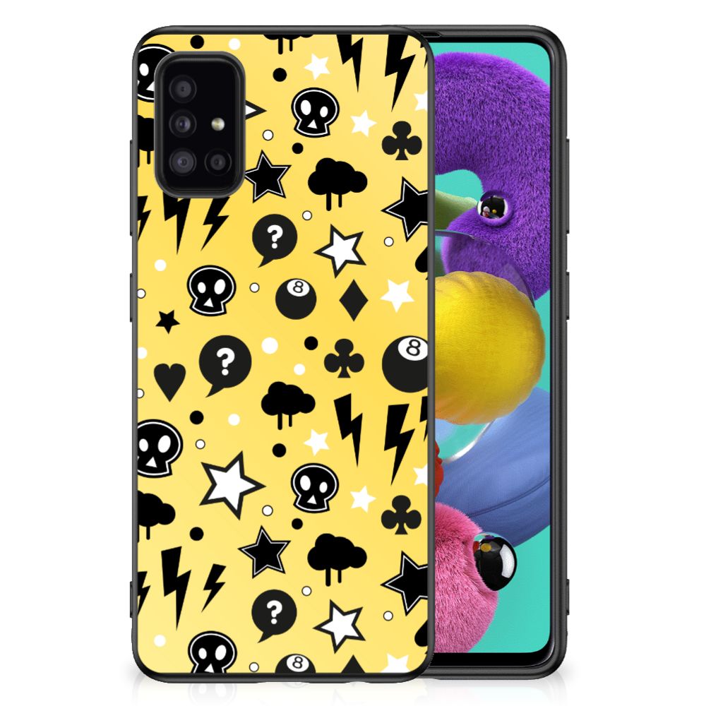 Mobiel Case Samsung Galaxy A51 Punk Geel