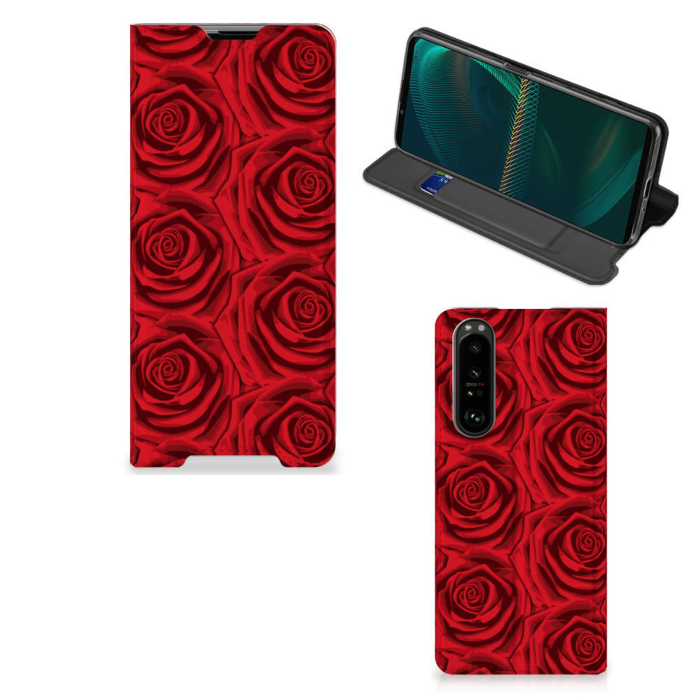 Sony Xperia 5 III Smart Cover Red Roses