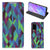 Samsung Galaxy S20 Stand Case Abstract Green Blue