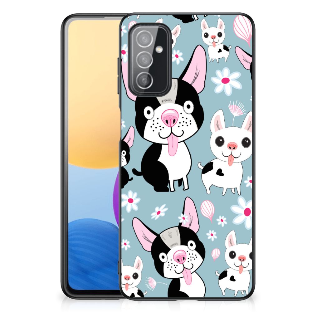 Samsung Galaxy M52 Dierenprint Telefoonhoesje Hondjes B2C Telecom