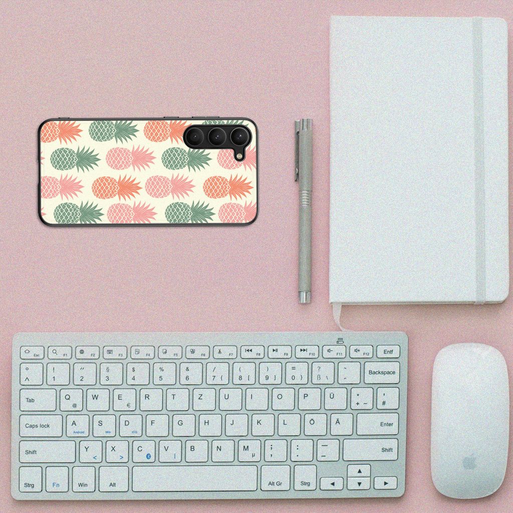 Samsung Galaxy S23 Plus Back Cover Hoesje Ananas