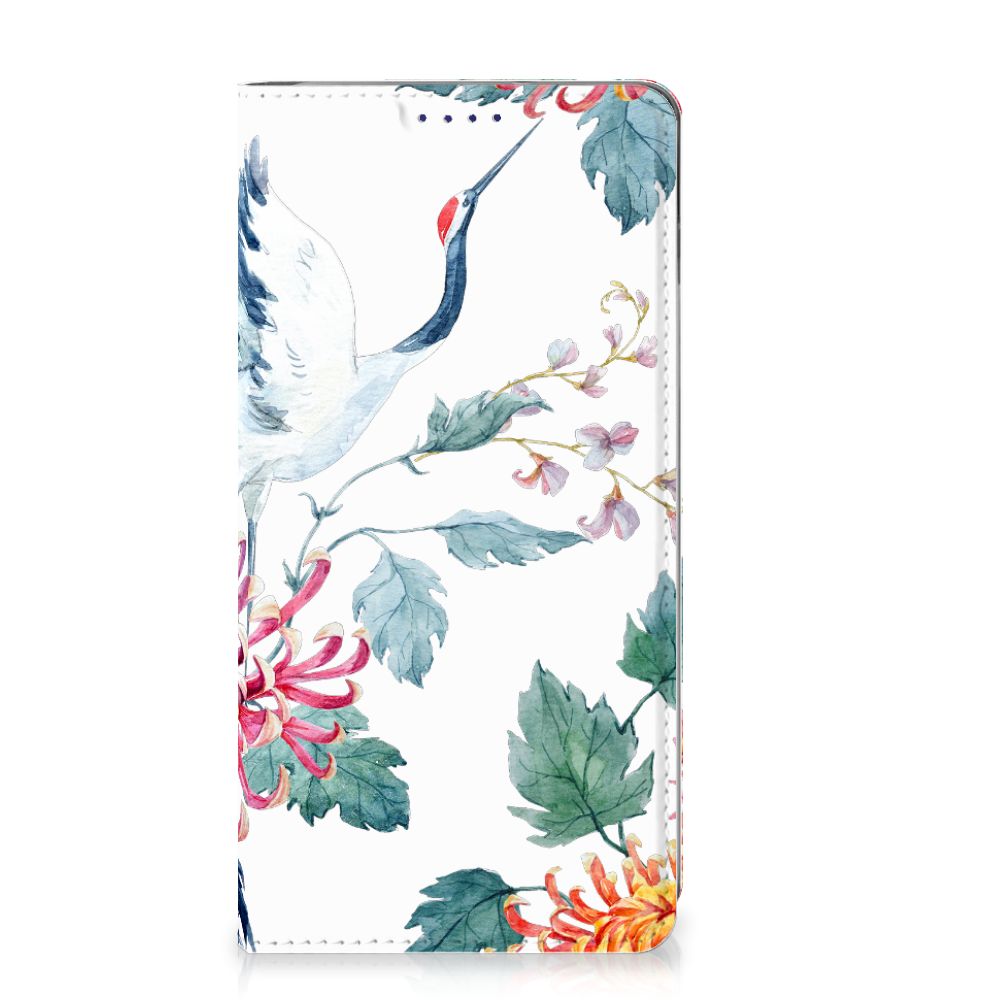 Samsung Galaxy S10 Hoesje maken Bird Flowers