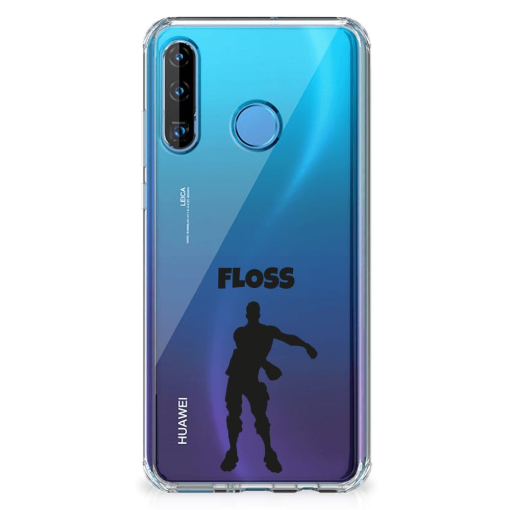 Huawei P30 Lite Stevig Bumper Hoesje Floss