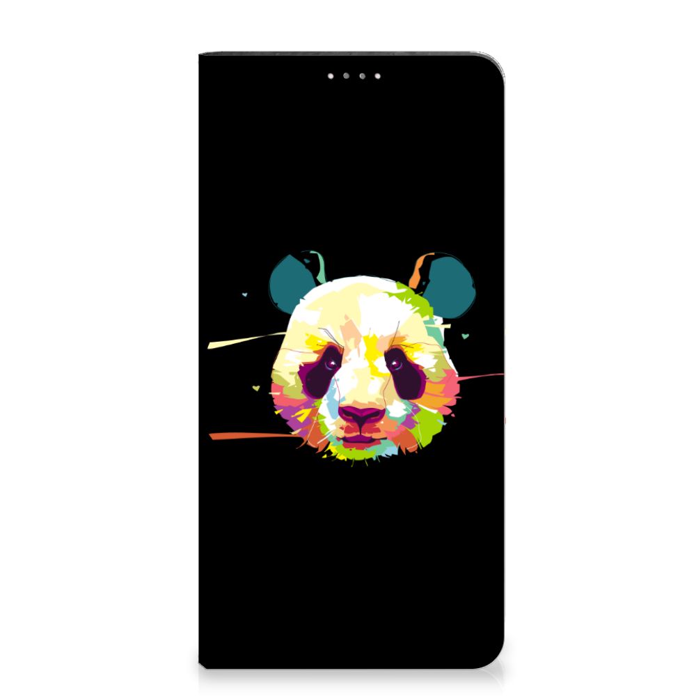 Samsung Galaxy A14 4G Magnet Case Panda Color design featuring a colorful panda illustration.