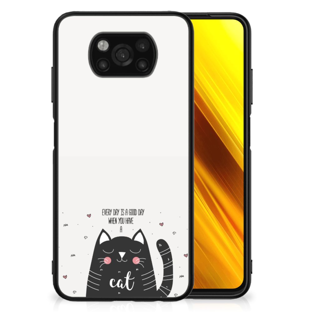 Xiaomi Poco X3 | X3 Pro Hoesje Cat Good Day