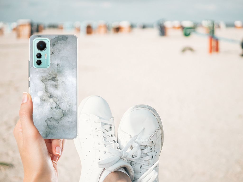 Hoesje maken Xiaomi 12 Lite Painting Grey B2C Telecom