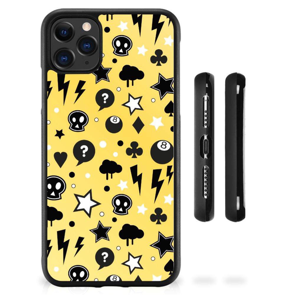 Mobiel Case Apple iPhone 11 Pro Max Punk Geel B2C Telecom