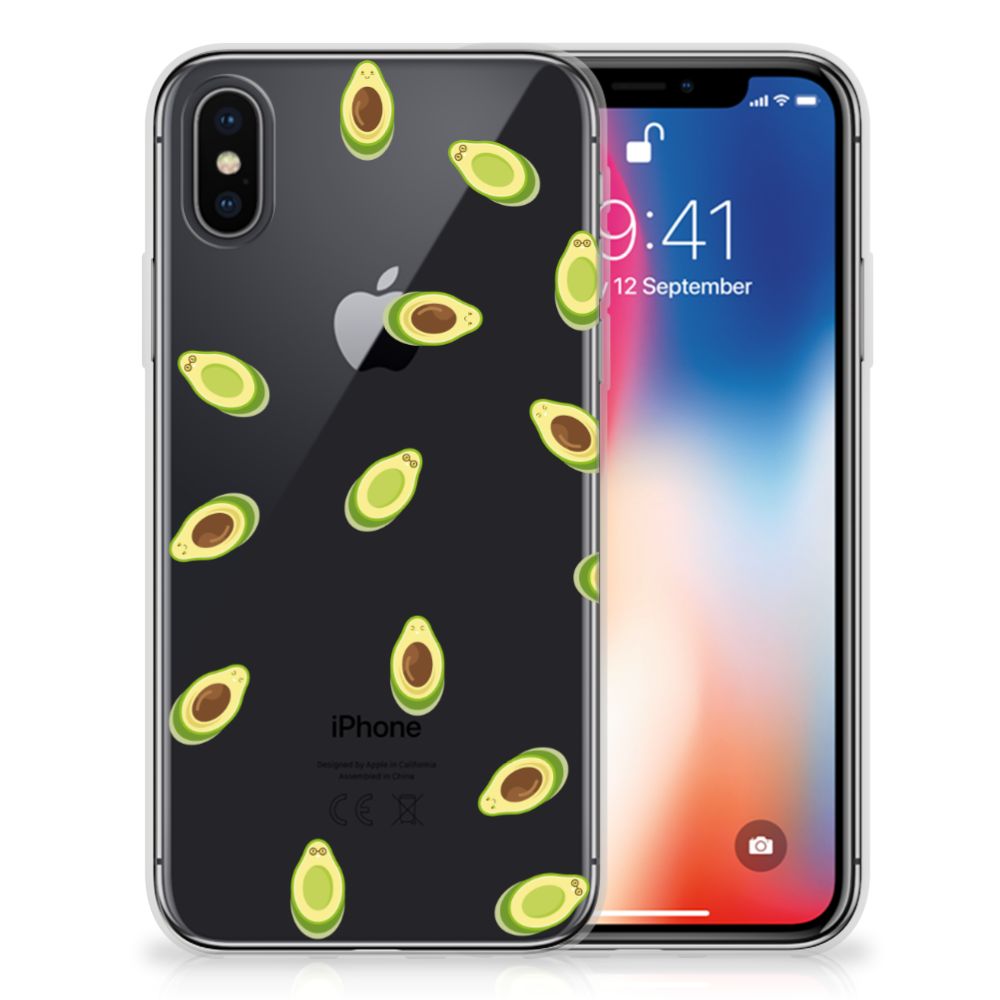 Apple iPhone X | Xs Siliconen Case Avocado