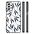 Samsung Galaxy A23 Bloemen Hoesje Leaves Blue B2C Telecom