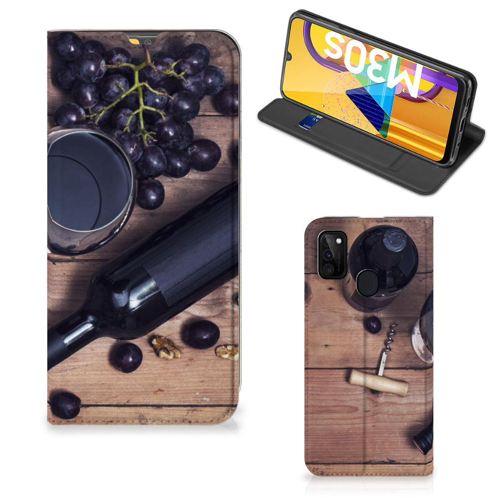 Samsung Galaxy M30s | M21 Flip Style Cover Wijn
