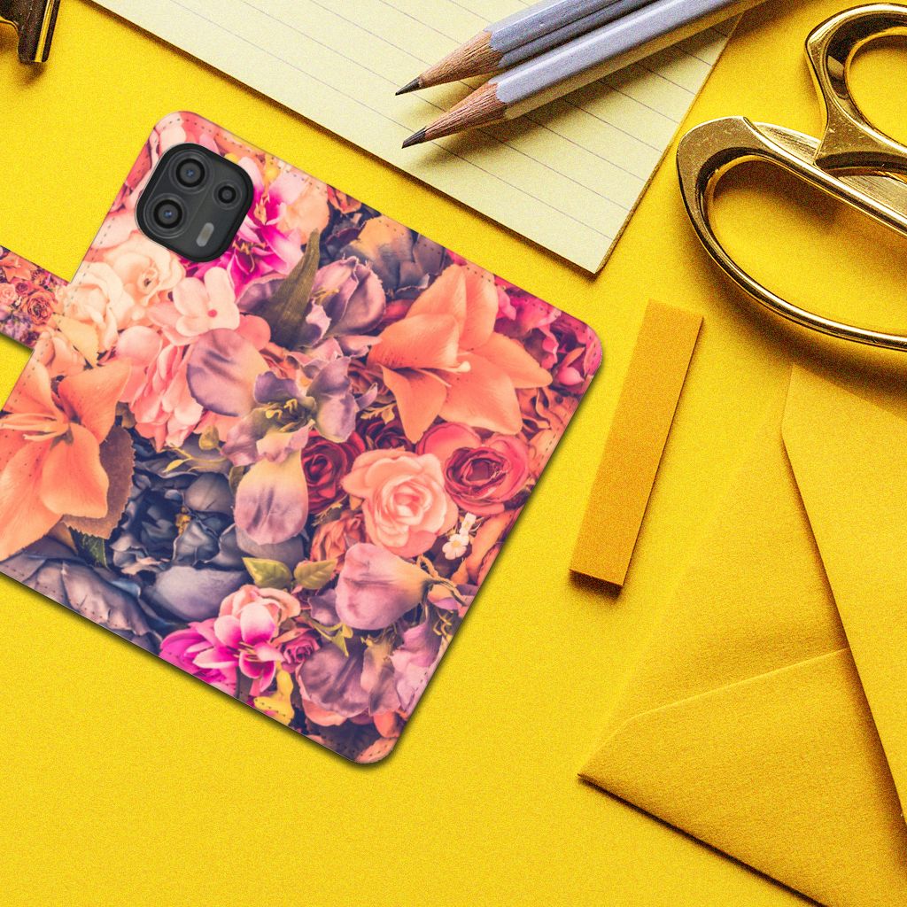 Motorola Edge 20 Lite Hoesje Bosje Bloemen