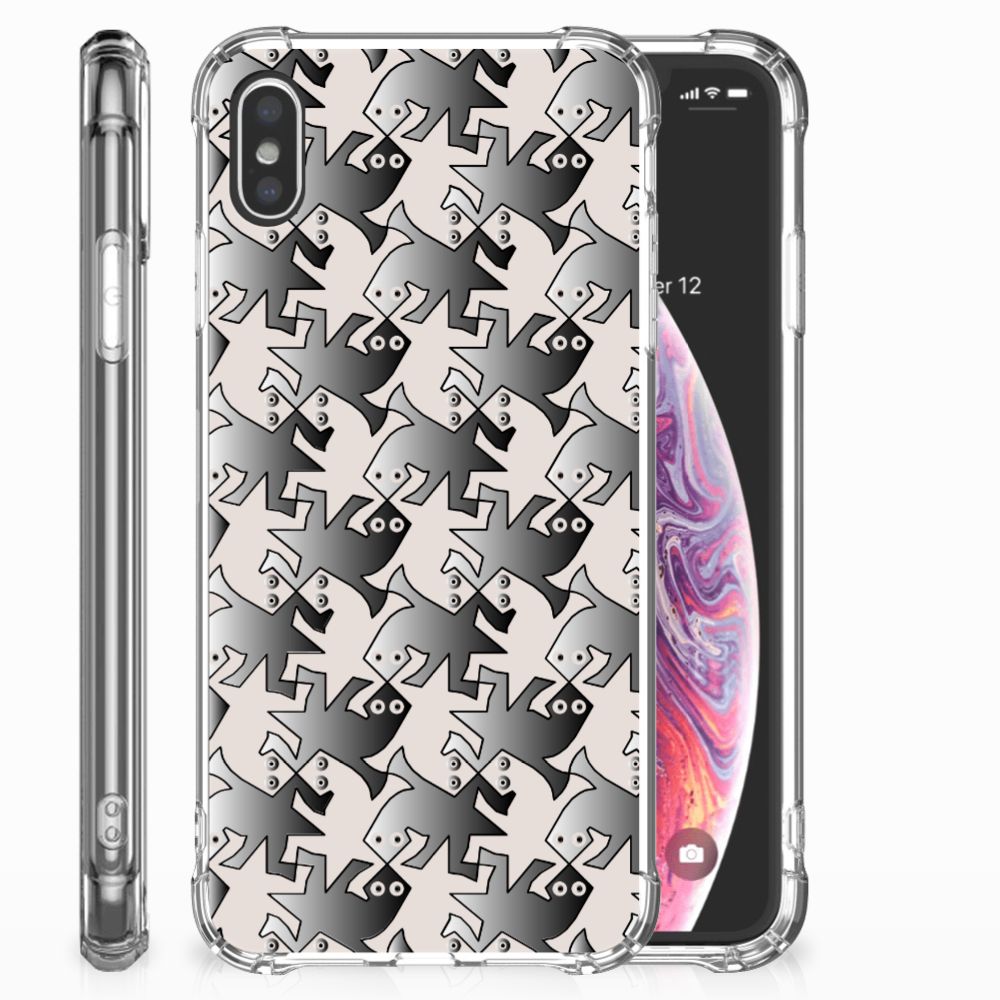 Apple iPhone Xs Max Case Anti-shock Salamander Grey
