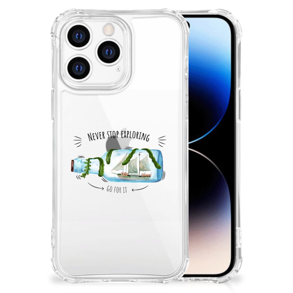 iPhone 14 Pro Stevig Bumper Hoesje Boho Bottle B2C Telecom