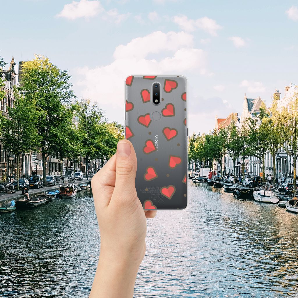 Nokia 2.4 TPU bumper Hearts