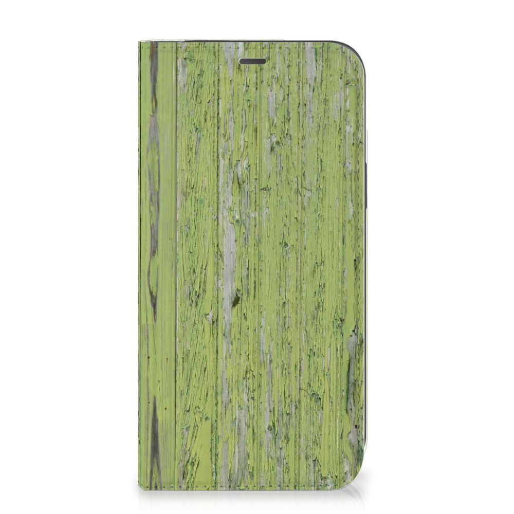 iPhone 12 Pro Max Book Wallet Case Green Wood - B2C Telecom