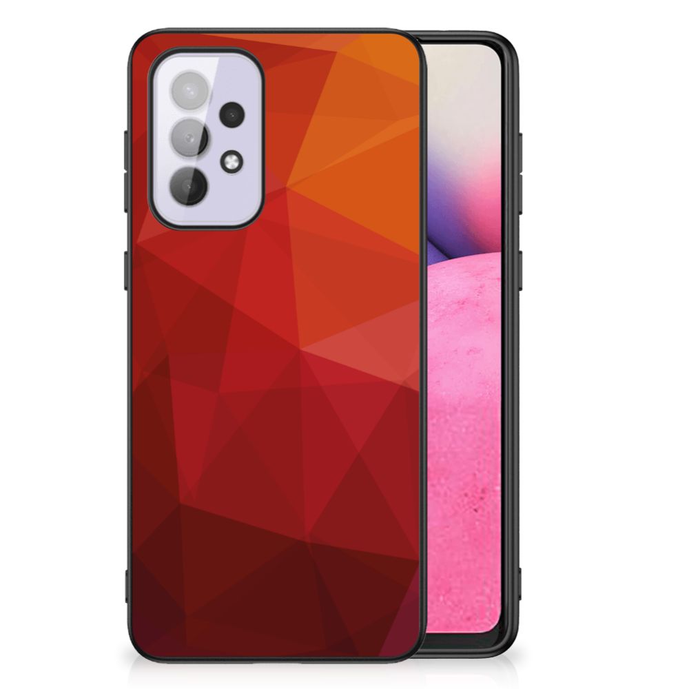 Backcover voor Samsung Galaxy A33 5G Polygon Red B2C Telecom