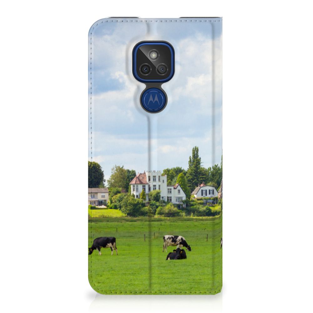 Motorola Moto G9 Play Hoesje maken Koeien - B2C Telecom