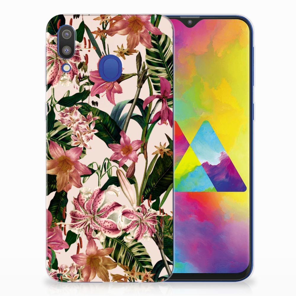 Samsung Galaxy M20 (Power) TPU Case Flowers