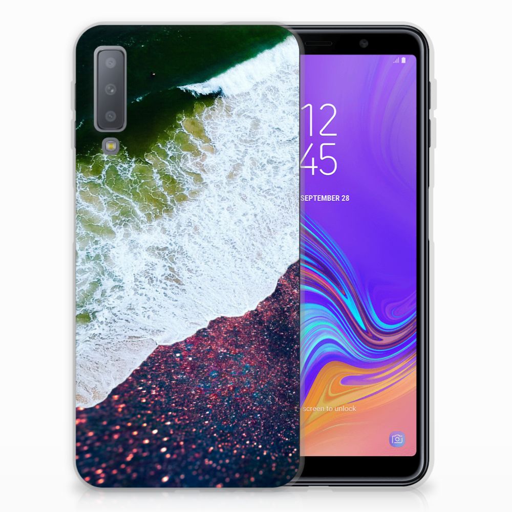 Samsung Galaxy A7 (2018) TPU Hoesje Sea in Space