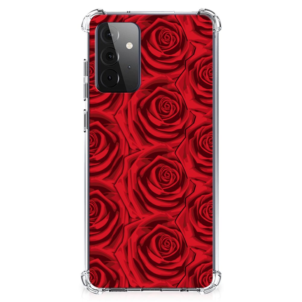 Samsung Galaxy A72 4G/5G Case Red Roses