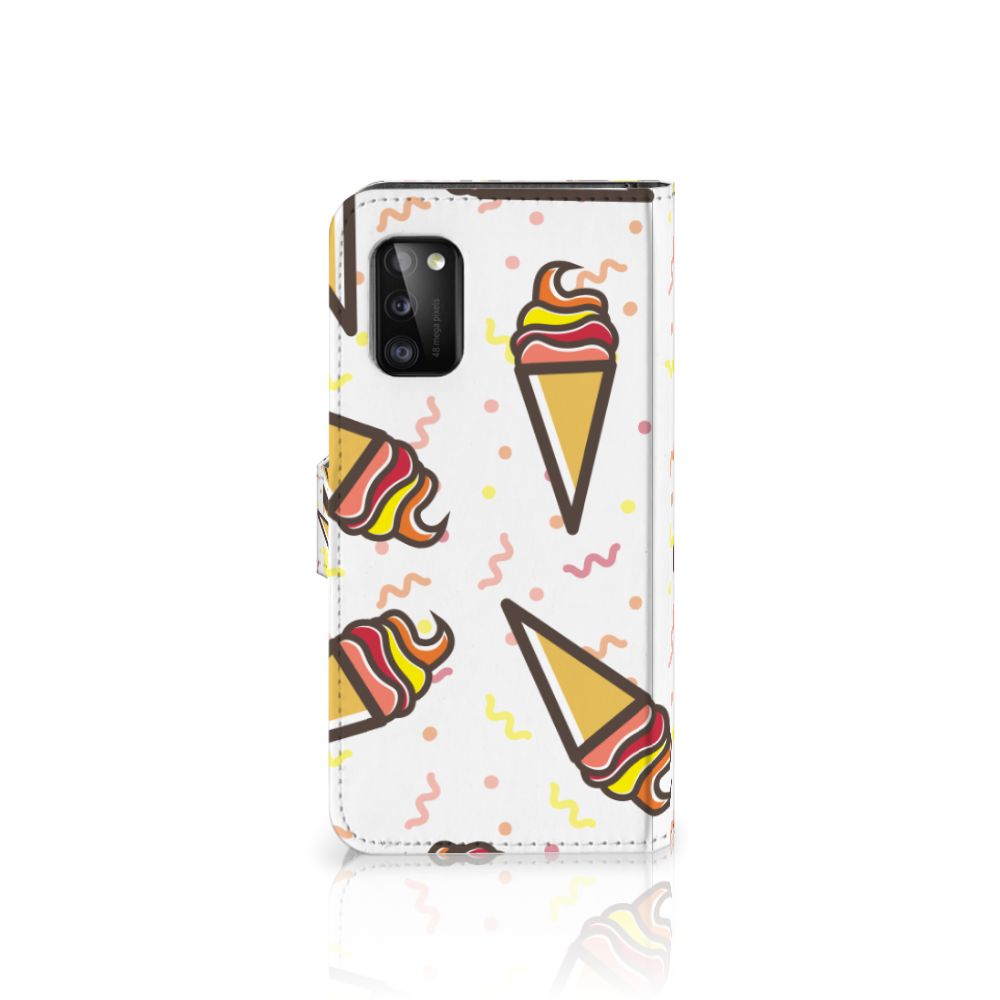 Samsung Galaxy A41 Book Cover Icecream