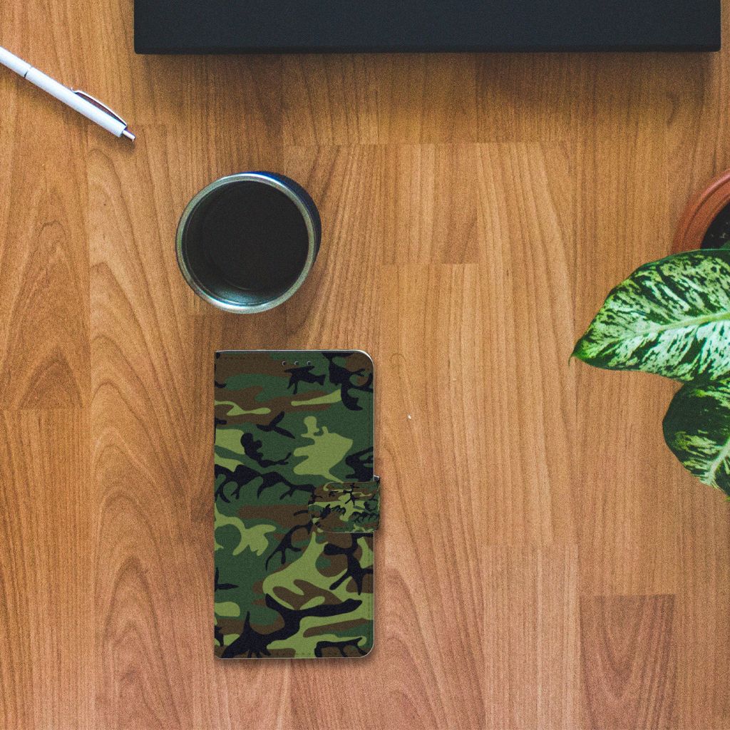 Xiaomi Mi Note 10 Pro Telefoon Hoesje Army Dark