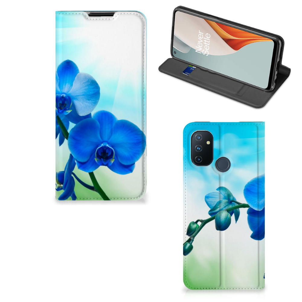 OnePlus Nord N100 Smart Cover Orchidee Blauw - Cadeau voor je Moeder - B2C Telecom