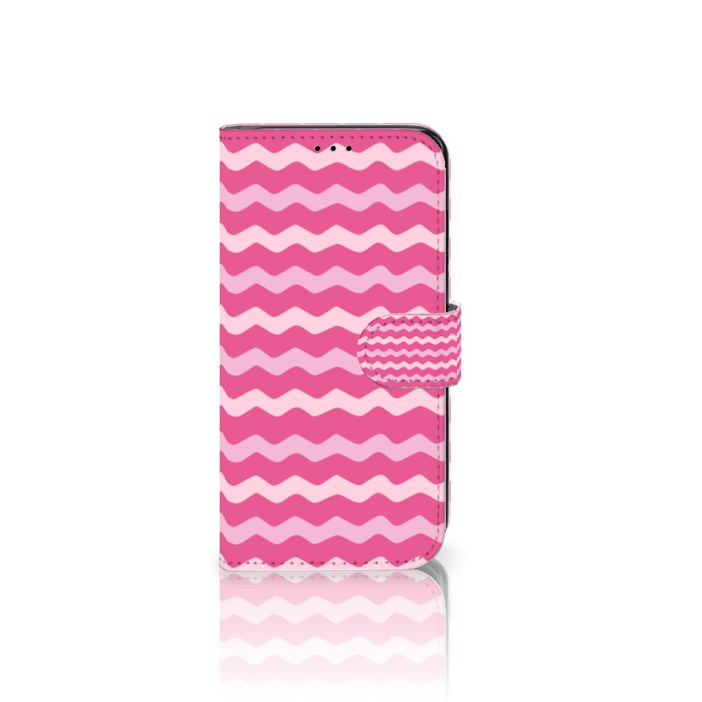 Samsung Galaxy S7 Edge Telefoon Hoesje Waves Pink