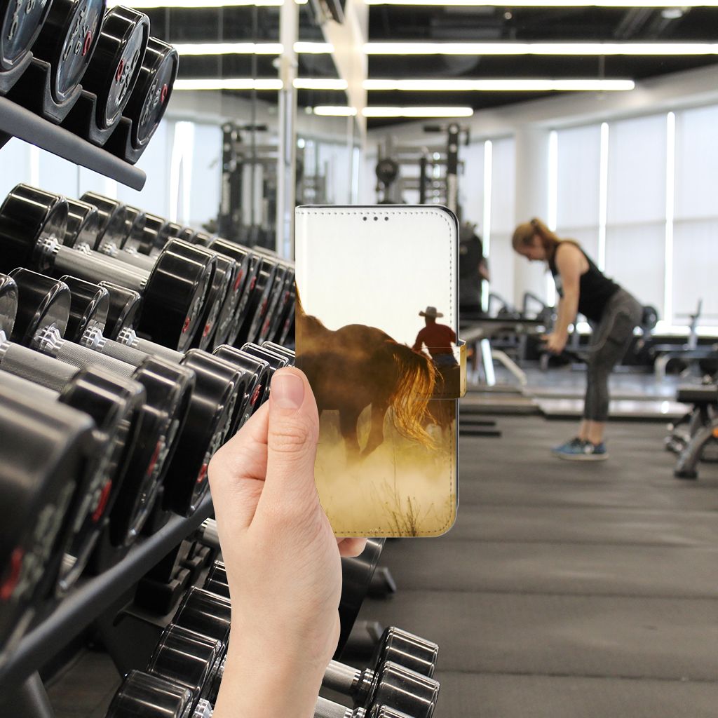 Samsung Galaxy A32 5G Telefoonhoesje met Pasjes Design Cowboy