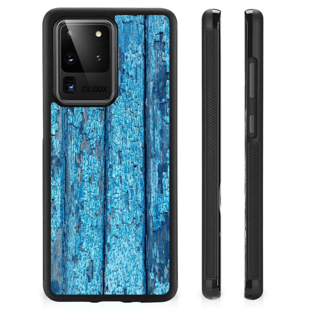Samsung Galaxy S20 Ultra Grip Case Wood Blue B2C Telecom