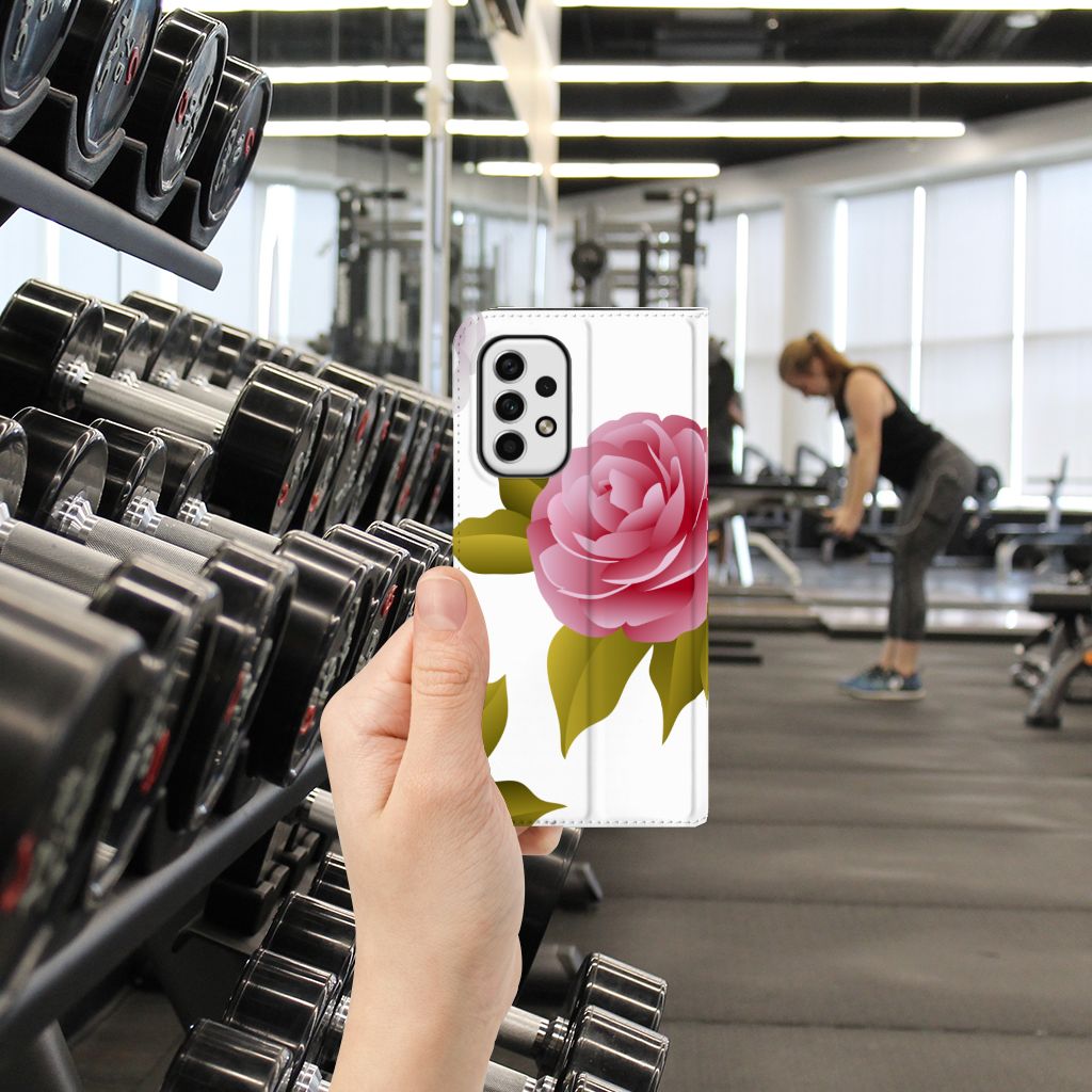 Samsung Galaxy A23 Smart Cover Roses - B2C Telecom