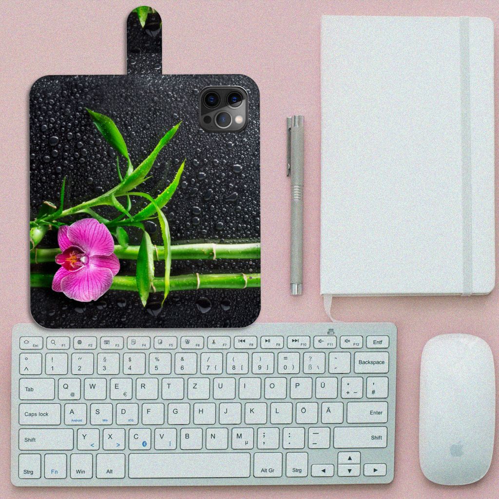 Apple iPhone 12 Pro Max Hoesje Orchidee