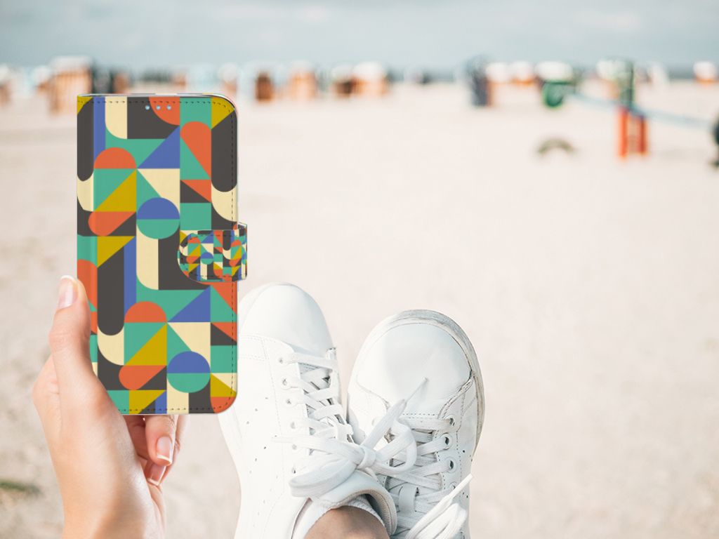 Huawei P40 Lite Telefoon Hoesje Funky Retro