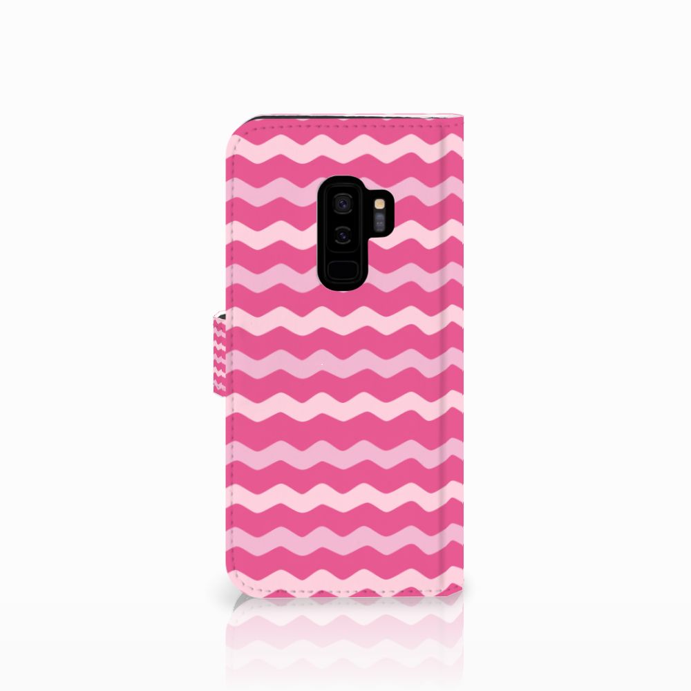 Samsung Galaxy S9 Plus Telefoon Hoesje Waves Pink