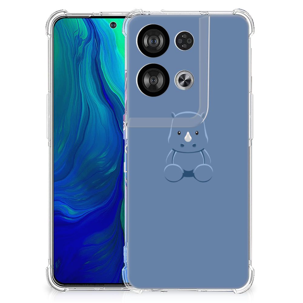 OPPO Reno8 Stevig Bumper Hoesje Baby Rhino B2C Telecom