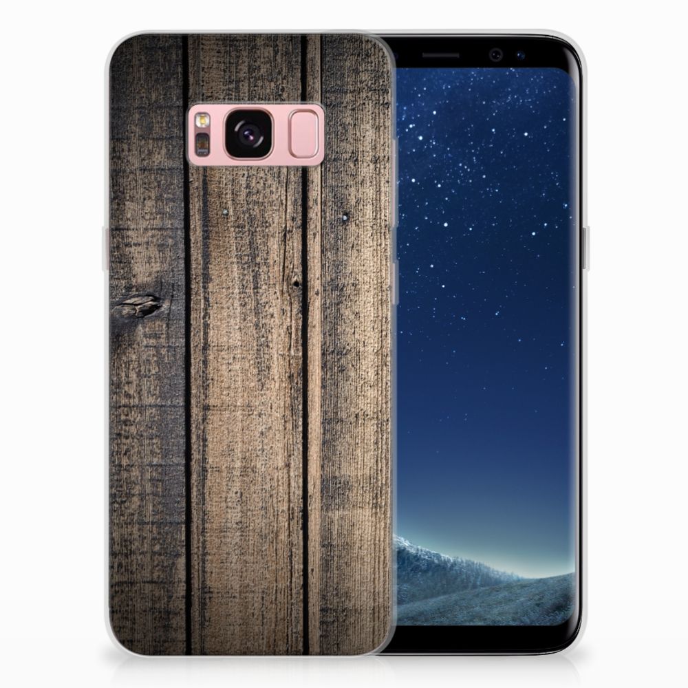 Samsung Galaxy S8 Bumper Hoesje Steigerhout