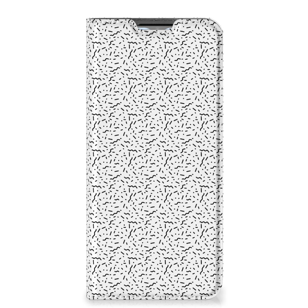 OPPO A54s | A16 | A16s Hoesje met Magneet Stripes Dots